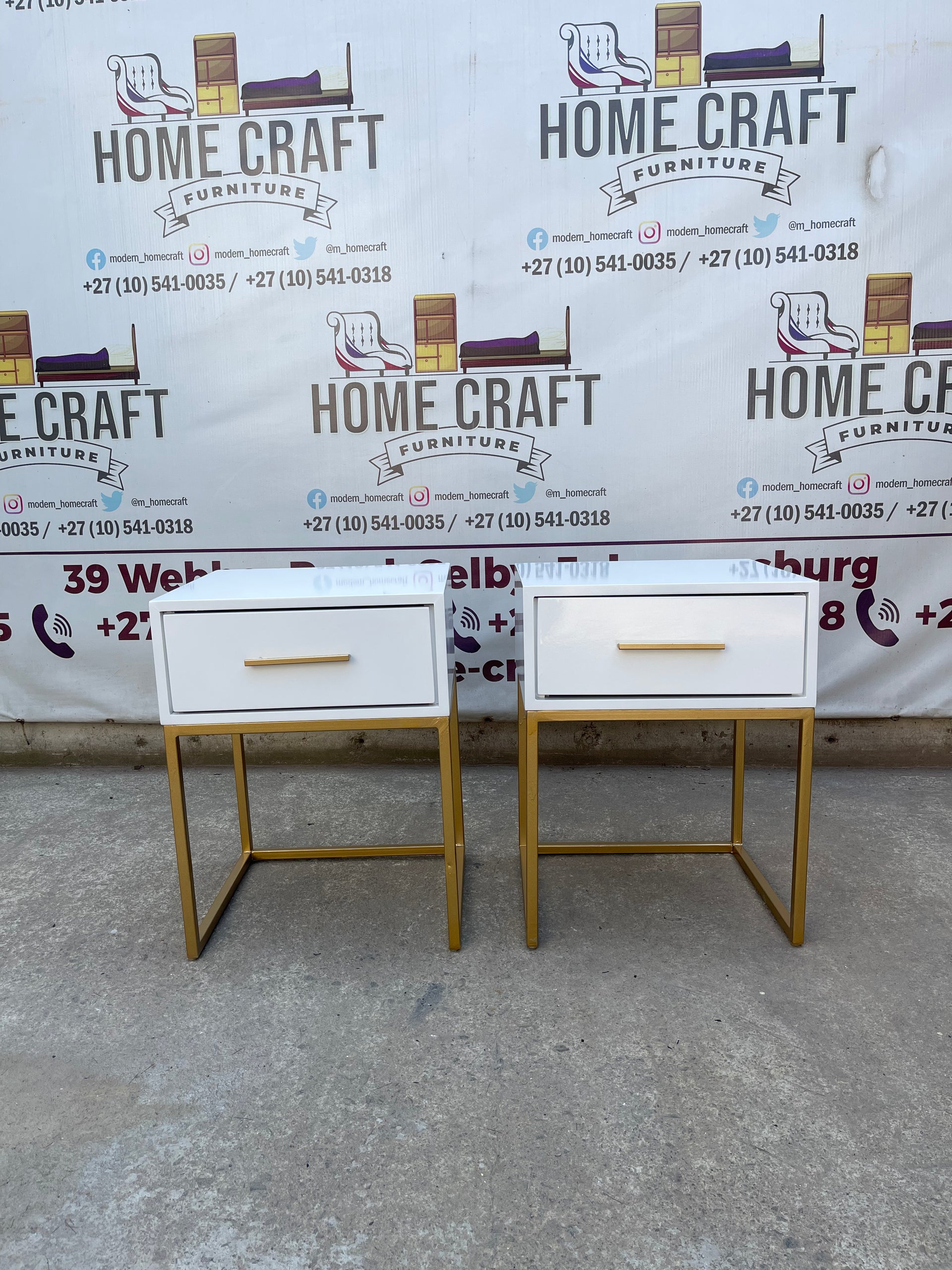 1 Drawer Pedestals With Solid Handle