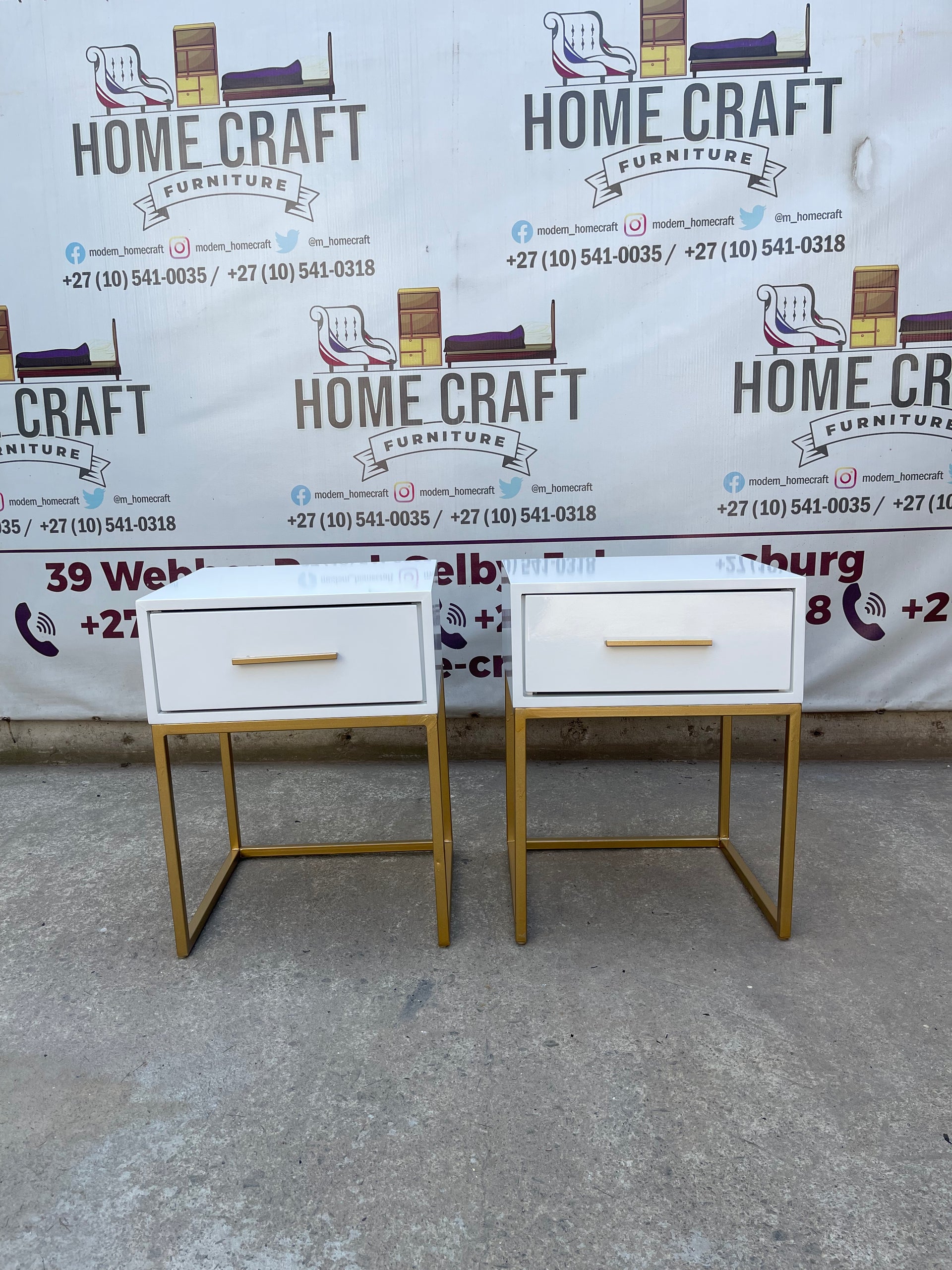 1 Drawer Pedestals With Solid Handle